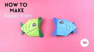 DIY Talking Fish | Paper Fish Craft | Origami Fish Easy | Sea Origami