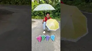 Big & Small 5Ta colour umbrella look🤑