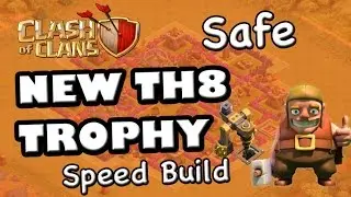 TH8 NEW Dark Elixir FARMING Base Speed Build (Safe) - 4 Mortars