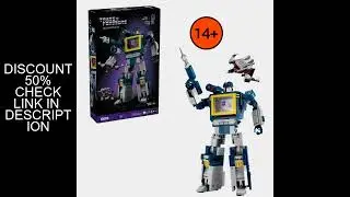 2025 MOC 10358 Soundwave Blue Robot Model Building Blocks Creative Truck Car Mech Bricks 1505PCS Toy