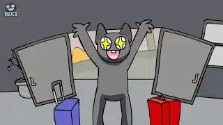 SPRUNKI -  Gray intenta vivir en la casa de Wenda  #animaci&oacute;n
