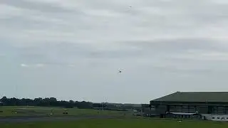 Gnat solo! Initial take off out of RAF St Athan, Wales in G-MOUR
