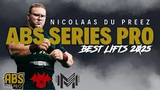 Nicolaas du Preez Wins ABS Series PRO Powerlifting | Competition Highlights