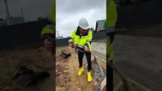 Pouring cement mixture into the glass box #contructions #cementing #trendingshorts #shortvideo #fyp