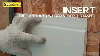 How to Install Window Sill Corner(CKJ01)-Spanl Metal Siding Accessory