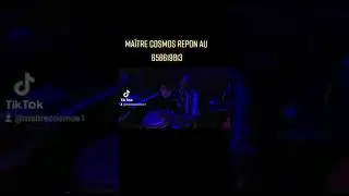 ma&icirc;tre cosmos en mode instrumental ✌️🤞