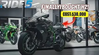RIDE 5 PC Gameplay 🔥 | Finally i bought Kawasaki H2 | Fastest Bike? 😱