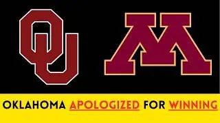 When Oklahoma Won By Too Many Points | Minnesota @ Oklahoma (1986)