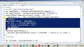 nodejs tutorial web app   opencv capture video using webcam  112