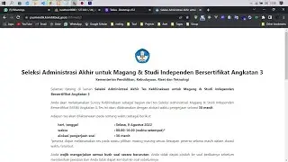 CARA INSTALL APLIKASI SERVEI KEBINEKAAN KAMPUS MERDEKA