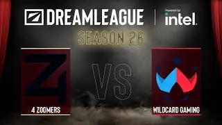 Dota2 - 4 Zoomers vs Wildcard Gaming - DreamLeague Season 26 - CQ - North America