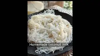 Rice vermicelli with coconut milk 🔥🔥| Kokani Dish ( sutavla) 🔥 | #shorts # Kokani Dish