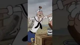 #popeyethesailorman accidentally eating #marijuana #420 #sora #retrocartoon #cannabis #popeye #funny