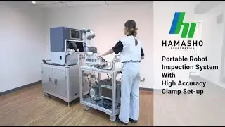 Portable Robot Inspection system with High accuracy clamp set-up ーHamasho Corporation (Thailand) ー