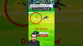 MS Dhoni Super Fast Stumping #shortvideo #cricket