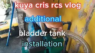 Additional bladder tank installation