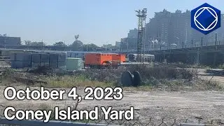 MTA NYC Subway: Coney Island Yard - 10/4/2023