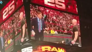 WWE Stone Cold Steve Austin Returns at Raw 25