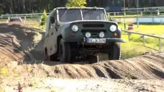 UAZ 469 im Gelände, Militärmotorradtreffen Dolle 2015