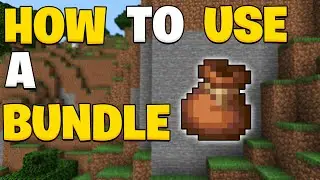 How to use a bundle in Minecraft 1.21.2