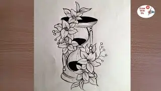 How to draw step by step a nice hourglass | Easy drawing for beginners