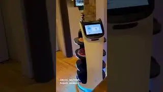 The Future Is Now! Robot Waiter serves foods in the restaurant (Your opinion on this tech advances?)