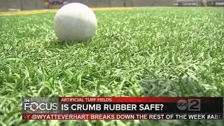 Is crumb rubber safe to play on?