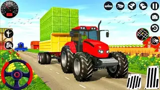 New Tractor Simulator 2026 - Indian Farming Transport Tractor Driving Video Game - Android GamePlay