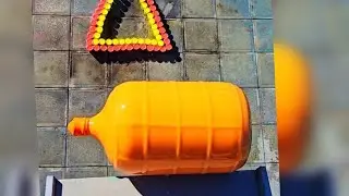 Slow Motion Glass Bottle Smash From Height | Satisfying ASMR