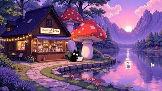 Cozy Lofi Coffee Warm Melody for Healing, Stress Relief & Focus 🐈‍⬛☕