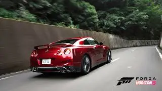 Nissan GT-R Black Edition - Akirawa Pass (Japan) - Forza Horizon 5 - 4K 60FPS