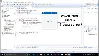 JavaFX JFoenix tutorial JFXToggleButton