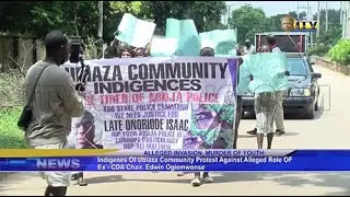 Ubiaza indigenes protest against alleged role of former CDA Chairman
