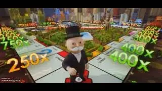 EVOLUTION GAMING MONOPOLY- 10 MILLION EURO PAYOUT- 10X AND 5X CHANCE AND 4 ROLLS