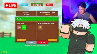 🔴COOKING UPDATE GROW A GARDEN !!