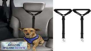 BWOGUE 2 Packs Dog Cat Safety Seat Belt Strap Car Headrest Restraint Review