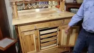 Hickory Wine Cabinets at Jack Greco's Furniture Store