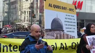 Al-Quds Day New York, 2022: Joe Catron, Samidoun Palestinian Prisoner Solidarity Network