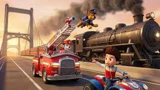 PAW Patrol: The Runaway Rail! 🚂💨 | High-Speed Train Rescue & Chase’s Daring Leap!