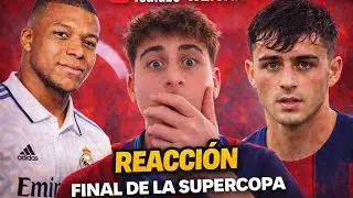 !Que golazo,que partidazo!Reacci&oacute;n de la final de la supercopa de Espa&ntilde;a Bar&ccedil;a VS Madrid!