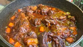 GOAT STEW | Mouth watering goat meat stew. How to cook meat. easy cooking recipes 