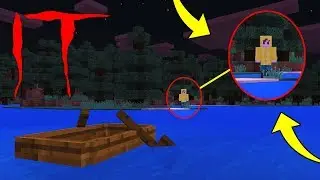 Never Play with Georgie's Boat at 3AM in Minecraft! (Scary IT Minecraft Video)