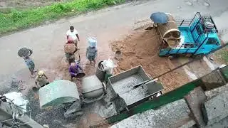 Construction Hard Work | Concrete Mini Lift Working🏠