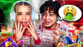 Probando DULCES MEXICANOS Con Mi Novio !!!