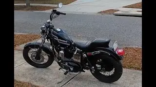1975 Harley Davidson XLCH Breakfast and BS run.