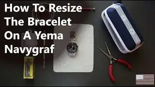 How to resize the bracelet on a Yema Navygraf