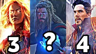 Top 10 Most Powerful Avengers in MCU / In Hindi / KOMICIAN