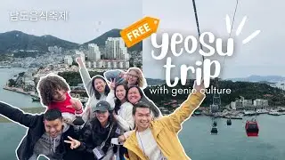 TRIP TO YEOSU 🫶🏻🌊 여수여행 | Namdo Food Festival ft. Genie_culture 🥰🫶🏻