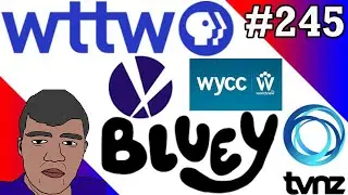 ИСТОРИЯ ЛОГОТИПА № 245 &mdash; TVNZ, WYCC, WTTW, Bluey & Vyond Logo BFB