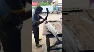 Monster Seer Fish Cutting &ndash; 52 KG Fresh Catch!